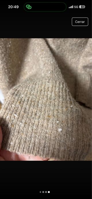 Jersey oversize camel