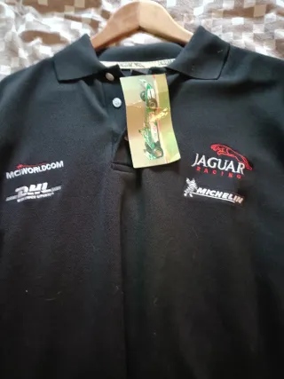 Camiseta Jaguar Racing Negra entrega en mano