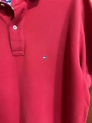 Polo Tommy Hilfiger Rojo Talla M