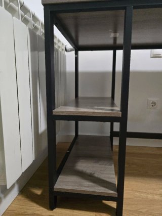 VASAGLE Escritorio, Mesa de Trabajo, 120 x 60 x 76