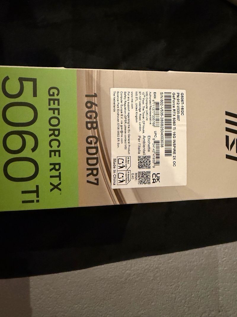 Tarjeta Gráfica MSI RTX 5060Ti 16GB Inspire 2X OC afbeelding 7
