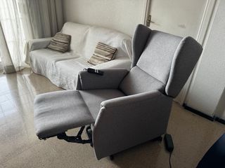 Sillón eléctrico elevable reclinable