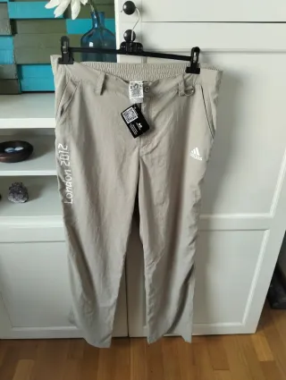Pantaloni Adidas Beige