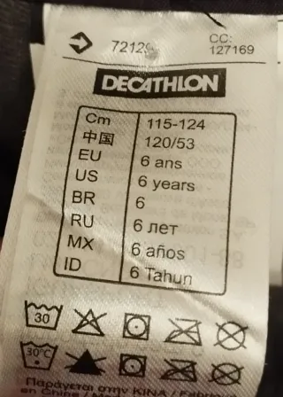 Pantalón de nieve Wedze negro