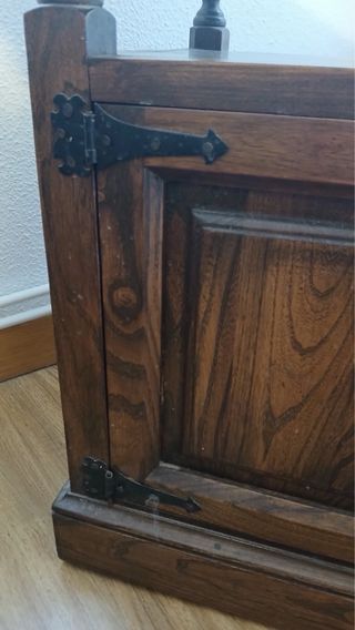 Mueble TV rústico madera maciza