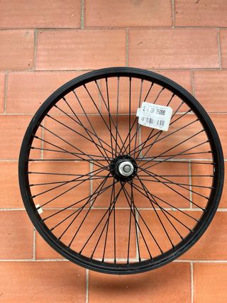 Rueda BMX Delantera 20x1.75 Negra Nueva