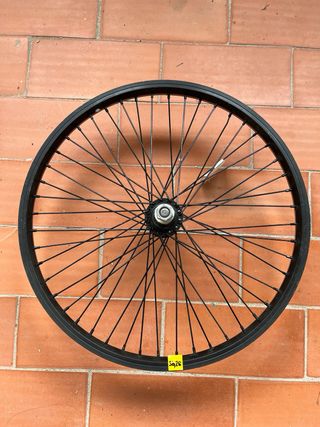 Rueda BMX Delantera 20x1.75 Negra Nueva