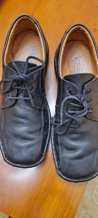 Zapatos de piel negros hombre cómodos