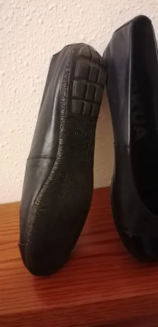 Manoletinas KOKUA Negro/Azul