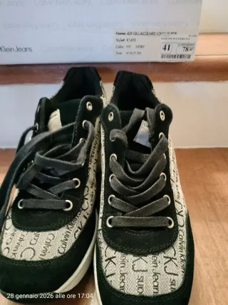 Scarpe donna Calvin Klein nere e grigie