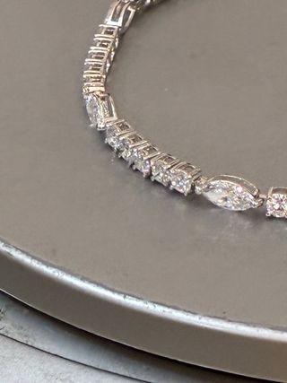 Pulsera Tenis Oro 14k 4.96 Ct Diamantes IGI