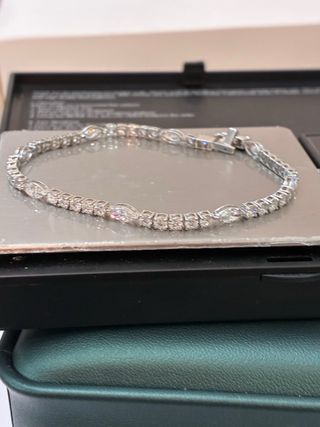 Pulsera Tenis Oro 14k 4.96 Ct Diamantes IGI