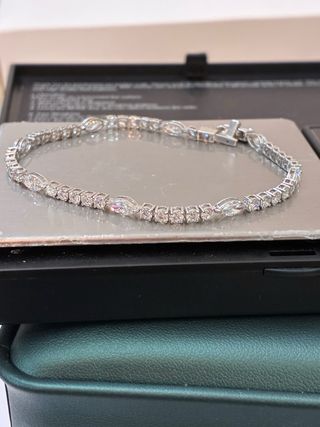 Pulsera Tenis Oro 14k 4.96 Ct Diamantes IGI