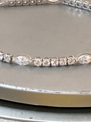 Pulsera Tenis Oro 14k 4.96 Ct Diamantes IGI