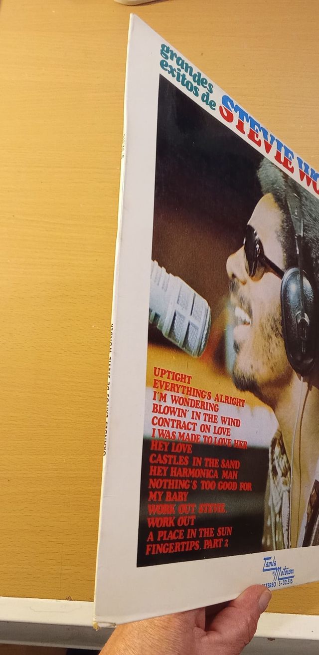 LP Grandes Éxitos Stevie Wonder 1974