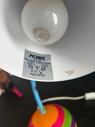 Lámpara de escritorio infantil multicolor