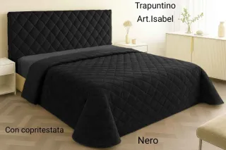 Trapuntino più copritestata  matrimoniale Art. Isa
