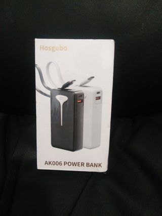 Power Bank 10000mAh USB C 22,5W portatile con LED, nero