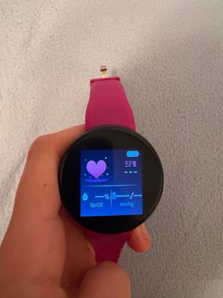 Reloj Inteligente Deportivo Rosa y Negro