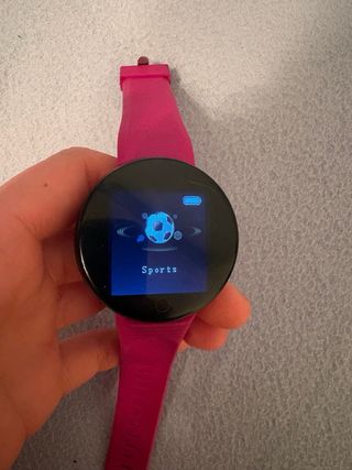 Reloj Inteligente Deportivo Rosa y Negro