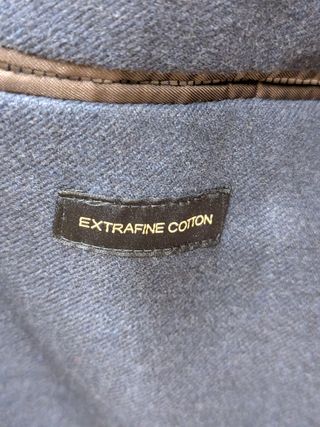 Chaqueta Massimo Dutti azul marino con parches