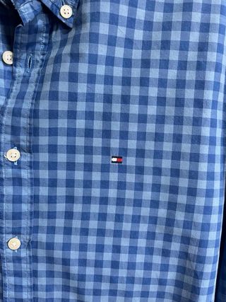 Camisa Tommy Hilfiger cuadros azul Talla: S