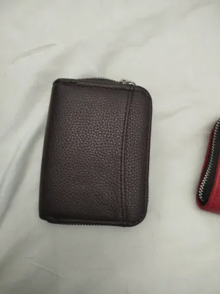 Monederos mujer (negro, marrón, rojo)