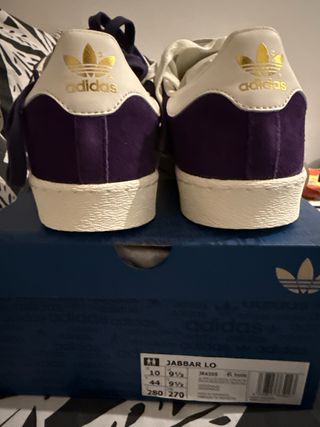 Zapatillas Adidas Jabbar Lo Morado/Blanco