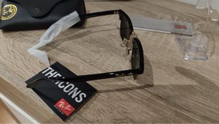 Gafas de Sol Ray-Ban Clubmaster Negro/Dorado