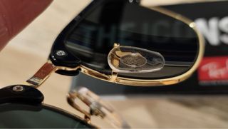 Gafas de Sol Ray-Ban Clubmaster Negro/Dorado