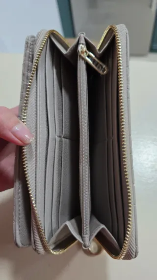 Cartera Billetero TOUS color topo Sin Estrenar