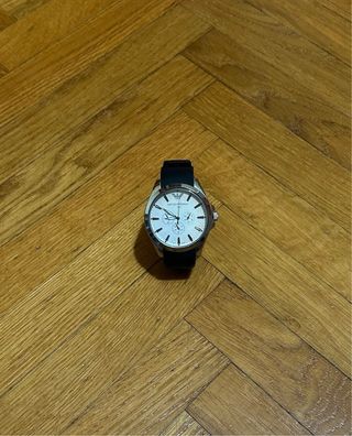 Reloj Emporio Armani Plata y Negro