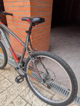 Bicicleta Rockrider Gris