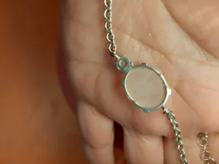 Pulsera Tous Plata Cuarzo Rosa y topacio