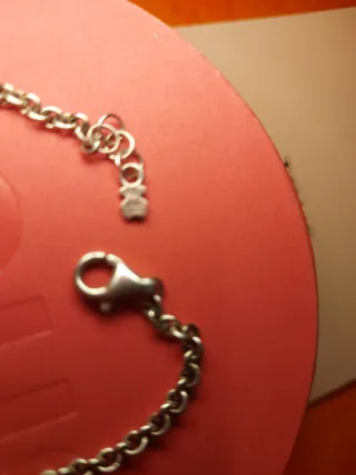 Pulsera Tous Plata Cuarzo Rosa y topacio