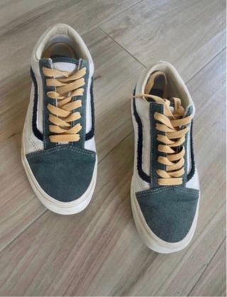 Vans Old Skool Bianche Gialle e Verdi