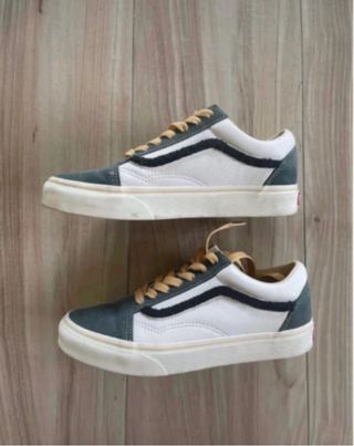 Vans Old Skool Bianche Gialle e Verdi