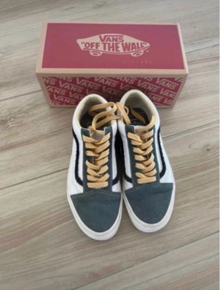 Vans Old Skool Bianche Gialle e Verdi