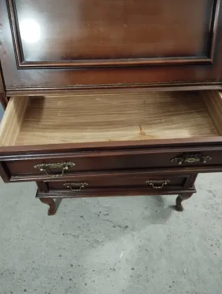 Escritorio de madera vintage