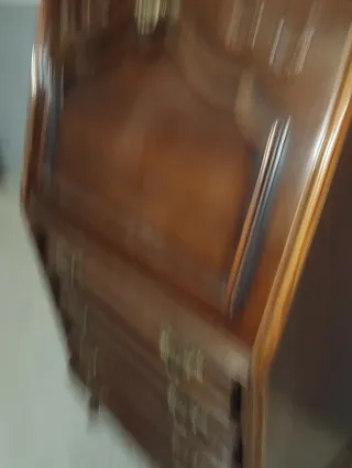 Escritorio de madera vintage