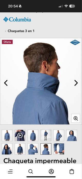 Chaqueta impermeable 3-en-1 Element Blocker III