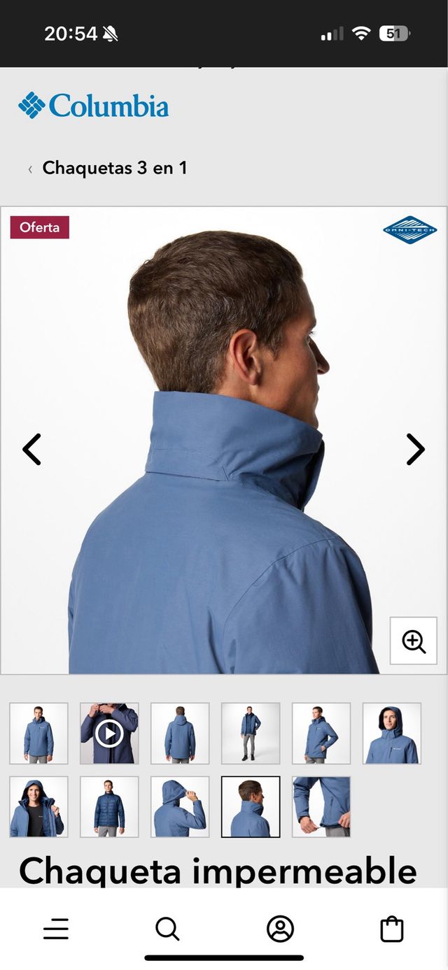 Chaqueta impermeable 3-en-1 Element Blocker III