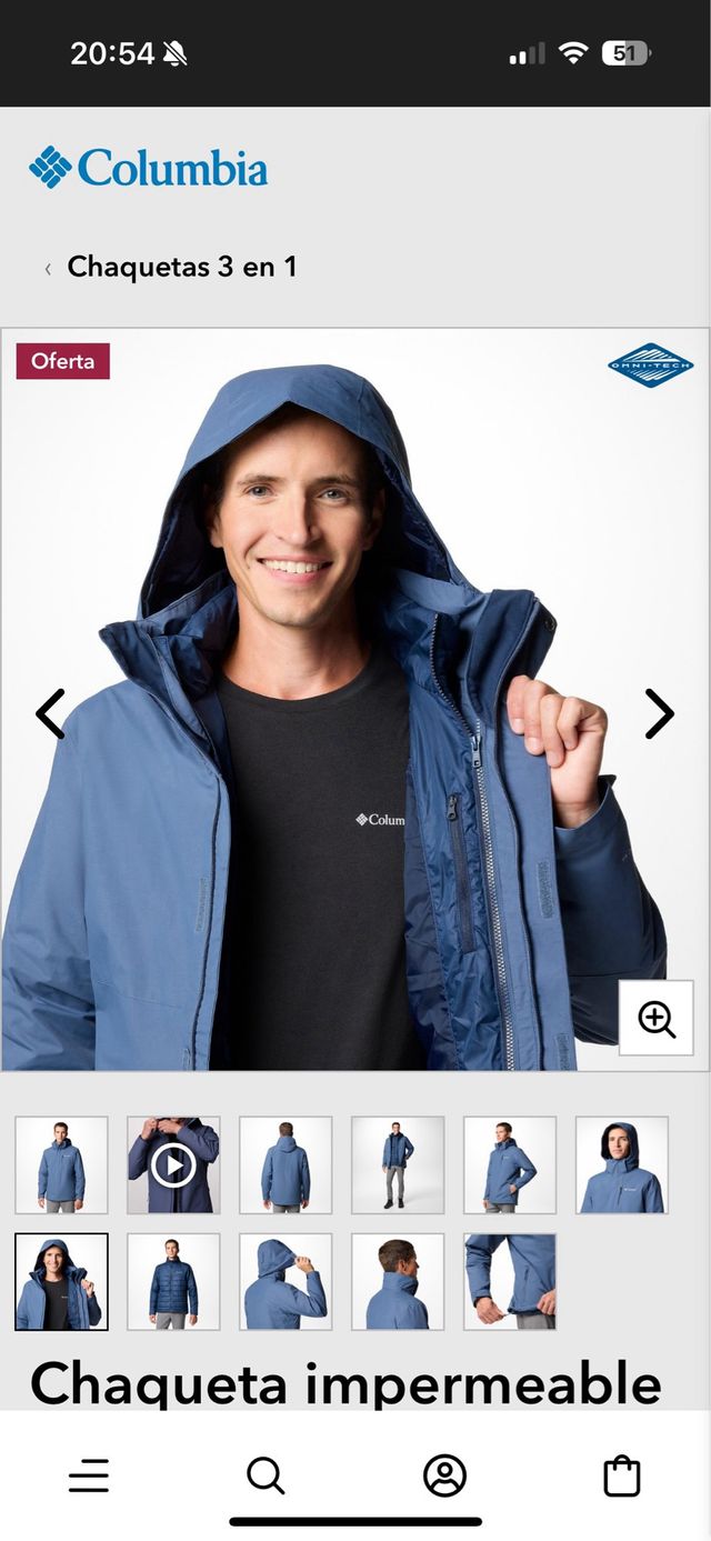 Chaqueta impermeable 3-en-1 Element Blocker III