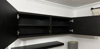 Mueble Estantería Negro