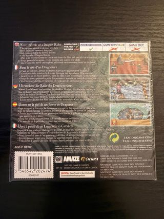 Eragon Game Boy Advance Nintendo