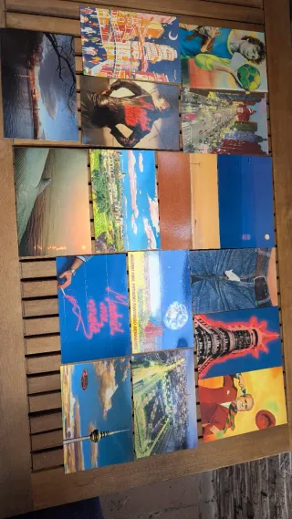 Lote 16 postales variadas