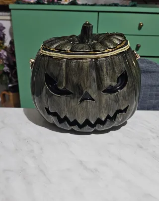 Borsa Zucca Horror Dorata