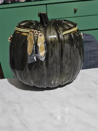 Borsa Zucca Horror Dorata