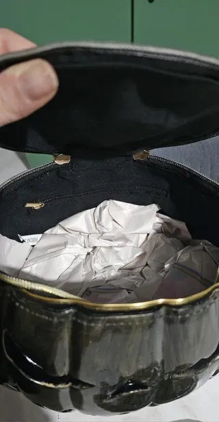 Borsa Zucca Horror Dorata