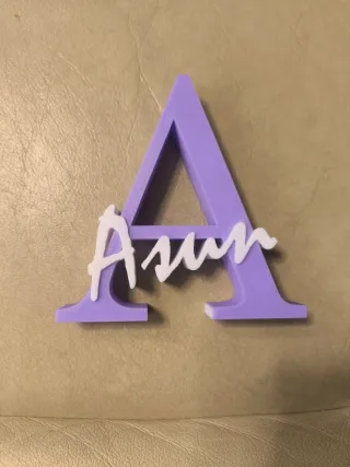 Letras personalizadas